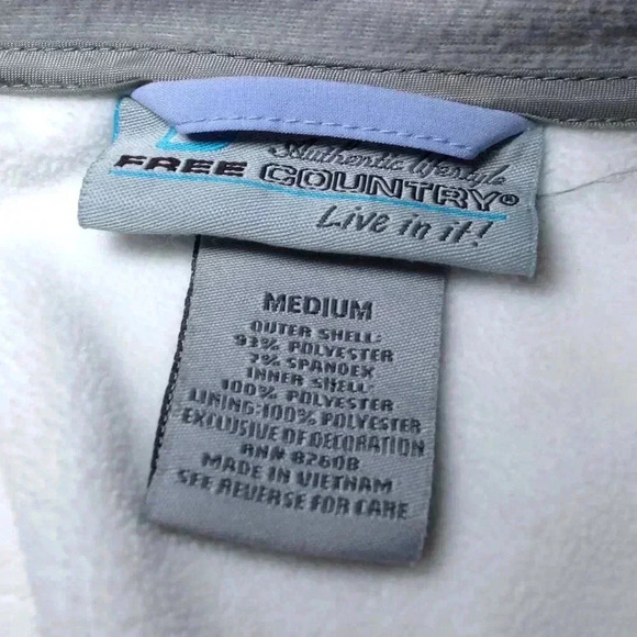 Free Country Fleece lined Jacket, "M"; Board bunny, Tubular, Snow bunny, Chic, - Picture 6 of 6